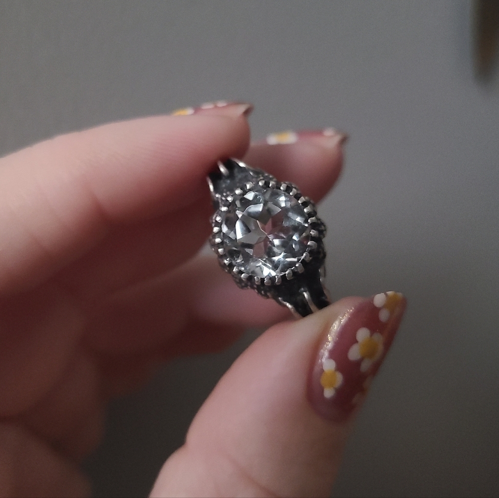 Bloodmilk Belonging To The Darkness Clear Quartz Limited Edition Ring